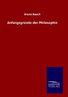 Anfangsgründe der Philosophie