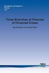 Three Branches of Theories of Financial Crises