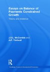 Essays on Balance of Payments Constrained Growth