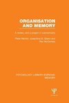 Organisation and Memory (PLE