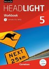 English G Headlight Band 5: 9. Schuljahr - Allgemeine Ausgabe - Workbook mit Audios online