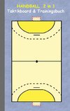 Handball  2 in 1 Taktikboard und Trainingsbuch