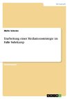 Erarbeitung einer Mediationsstrategie im Falle Suhrkamp