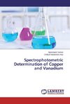 Spectrophotometric Determination of Copper and Vanadium