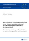 Das europäische Emissionshandelssystem in der dritten Handelsperiode unter Berücksichtigung der Einbeziehung des Luftverkehrs