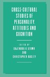 Cross-Cultural Studies of Personality, Attitudes and Cognition