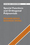 Special Functions and Orthogonal Polynomials