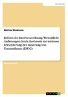 Reform der Insolvenzordnung. Wesentliche Änderungen durch das Gesetz zur weiteren Erleichterung der Sanierung von Unternehmen (ESUG)