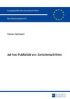 Ad-hoc-Publizität von Zwischenschritten