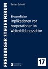 Steuerliche Implikationen von Kooperationen im Weiterbildungssektor