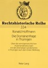 Hoffmann, R: Domänenfrage in Thüringen