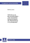 Tierhaltung als Baurechtsproblem - unter besonderer Berücksichtigung der Pferdehaltung im Außenbereich