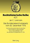 Das Bundesnaturschutzgesetz vom 20. Dezember 1976