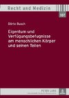 Eigentum und Verfügungsbefugnisse am menschlichen Körper und seinen Teilen