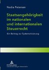 Staatsangehörigkeit im nationalen und internationalen Steuerrecht