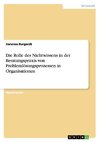 Die Rolle des Nichtwissens in der Beratungspraxis von Problemlösungsprozessen in Organisationen