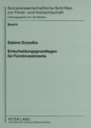 Gryselka, S: Entscheidungsgrundlagen für Forstinvestments