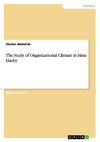 The Study of Organizational Climate in Sime Darby