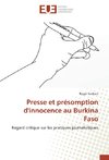 Presse et présomption d'innocence au Burkina Faso