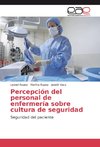 Percepción del personal de enfermería sobre cultura de seguridad