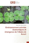 Environnement activités économiques et émergence de l'Ulcère de Buruli