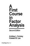 Comrey, A: First Course in Factor Analysis