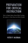 Preparation for Critical Instruction