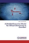 A Divided-Executive Model for African Democracy is Overdue!