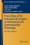 Proceedings of the International Congress on Information and Communication Technology