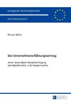 Der Unternehmensführungsvertrag