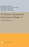 A History of Japanese Literature, Volume 3