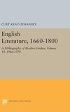 English Literature, 1660-1800