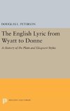 The English Lyric from Wyatt to Donne