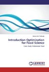 Introduction Optimization for Food Science