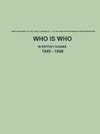 Who is Who in British Guiana - 1945 - 1948