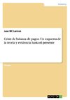 Crisis de balanza de pagos. Un esquema de la teoría y evidencia hasta el presente