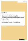 Quantitative Modellierung der Tourenplanung für Auslieferungen auf der Letzten Meile