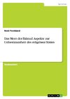 Das Meer des Talmud. Aspekte zur Unbestimmtheit des religiösen Textes