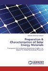 Preparation & Characterization of Solar Energy Materials