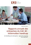 Rapports annuels des entreprises du CAC 40 : information handicap