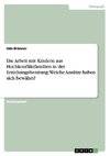 Die Arbeit mit Kindern aus Hochkonfliktfamilien in der Erziehungsberatung. Welche Ansätze haben sich bewährt?