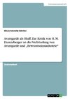 Avantgarde als Bluff. Zur Kritik von H. M. Enzensberger an der Verbündung von Avantgarde und 