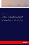 Schriften der Goethe-Gesellschaft