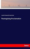 Thanksgiving Proclamation