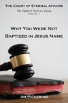 Why You Were Not Baptized in Jesus Name