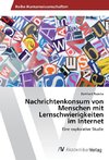 Nachrichtenkonsum von Menschen mit Lernschwierigkeiten im Internet