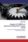 Impact of SMED on manufacturing Unit- A case study