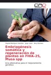 Embriogénesis somática y regeneración de plantas en FHIA-25, Musa spp