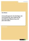 Umwandlungsrecht. Rechtsfolgen der Verschmelzung oder Spaltung für Buchführung, Bilanzierung und Jahresabschluss