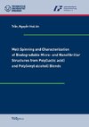 Melt Spinning and Characterization of Biodegradable Micro- and Nanofibrillar Structures from Poly(lactic acid) and Poly(vinyl alcohol) Blends